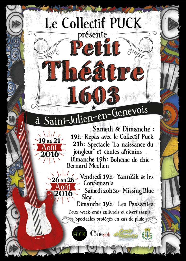 Édition 2016 du Petit Théâtre 1603